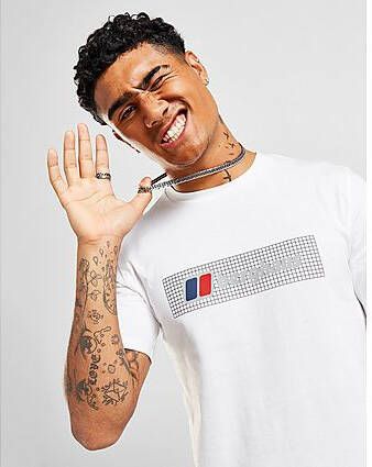 Berghaus Grid Logo T-Shirt White- Heren