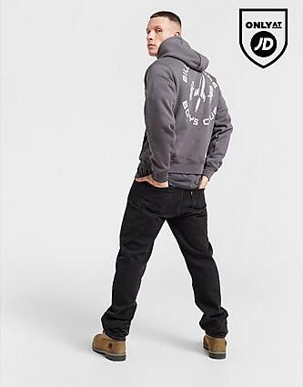 Billionaire Boys Club Space Back Graphic Hoodie Grey- Heren Grey
