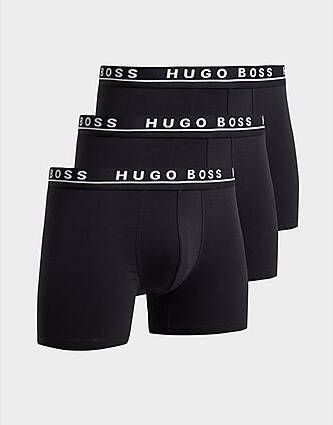 Boss 3-Pack Boxershorts Heren Black- Heren