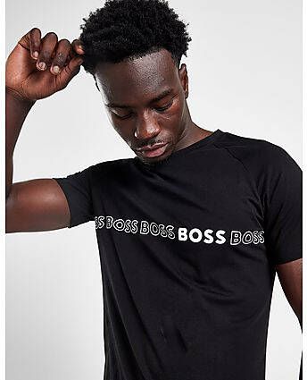 Boss Band Logo T-Shirt Black- Heren