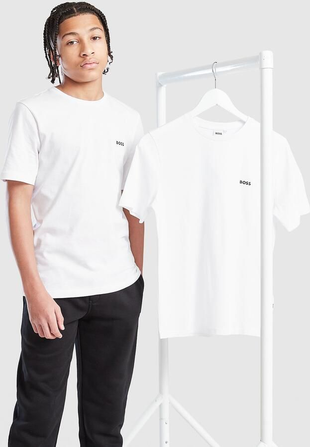 Boss 2-Pack Small Logo T-Shirt Junior Wit Kind Wit