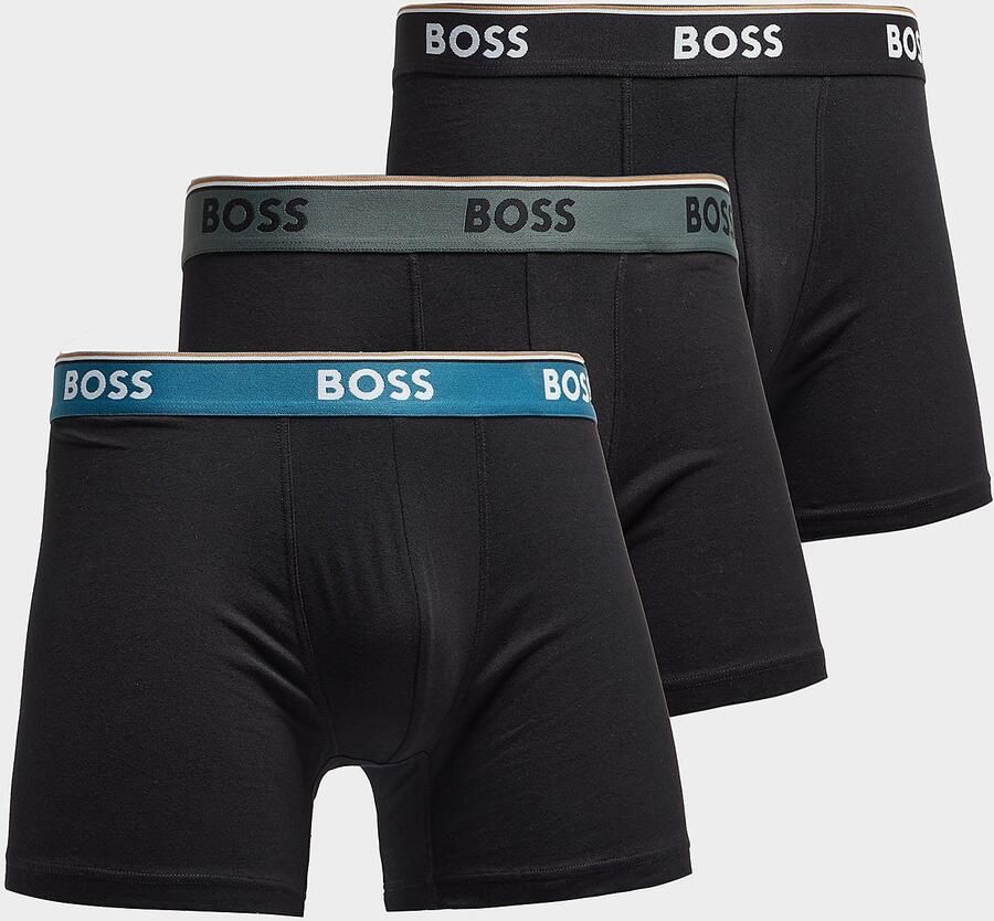 Boss Regular fit boxershort van katoenmix in een set van 3 stuks