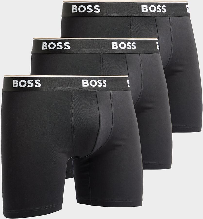 Boss Boxershort met elastische logoband in een set van 3 stuks