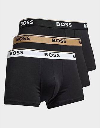Boss Regular fit boxershort van een mix van katoen en elastaan in een set van 3 stuks - Foto 2
