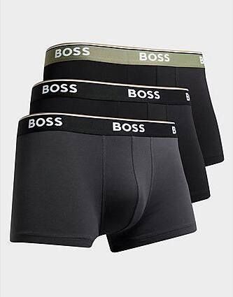 Boss Regular fit boxershort van een mix van katoen en elastaan in een set van 3 stuks