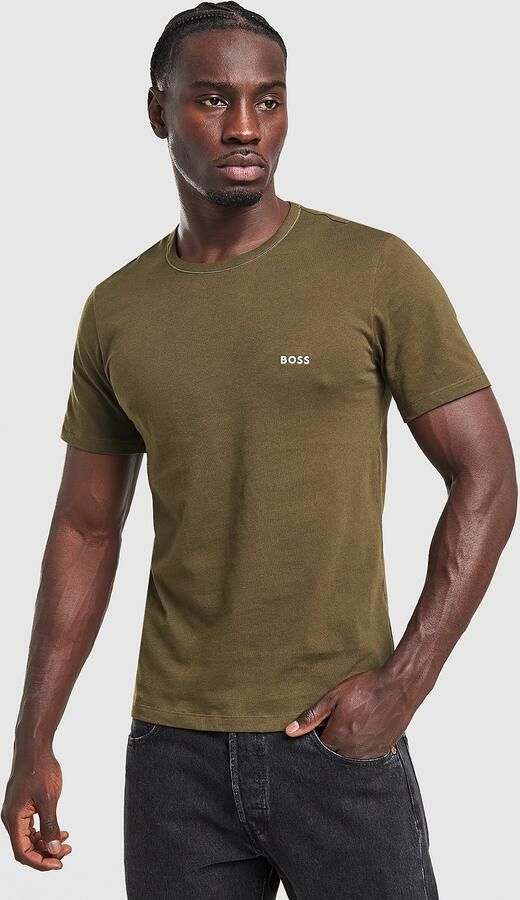 Boss Slim fit T-shirts van puur katoen in set van 3 - Foto 2