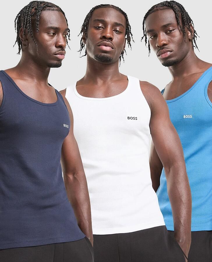 Boss 3-Pack Tank Top Meerkleurig- Heren Meerkleurig