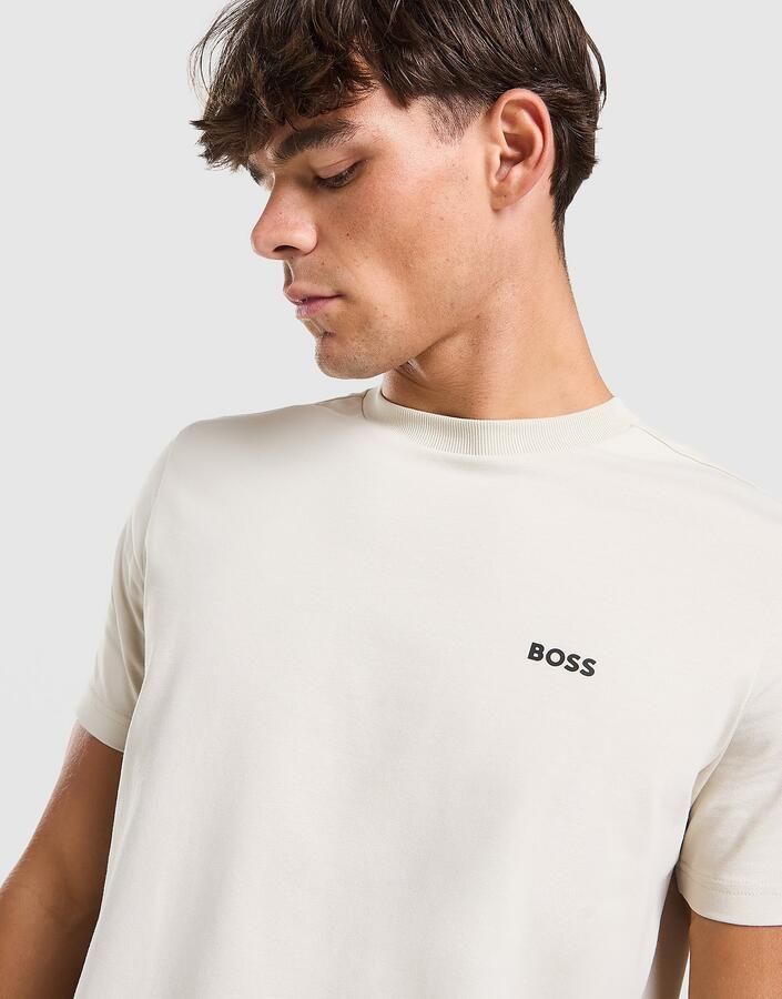 BOSS Green Regular fit T-shirt van katoenmix - Foto 4
