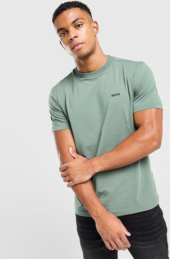 BOSS Green Regular fit T-shirt van katoenmix model 'TEE'