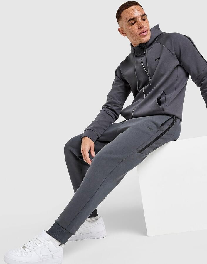 Boss Hadiko Tape Joggers Grijs- Heren Grijs