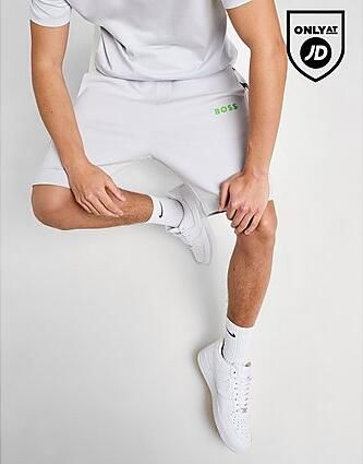 Boss Headlo Pixel Shorts Grey- Heren Grey