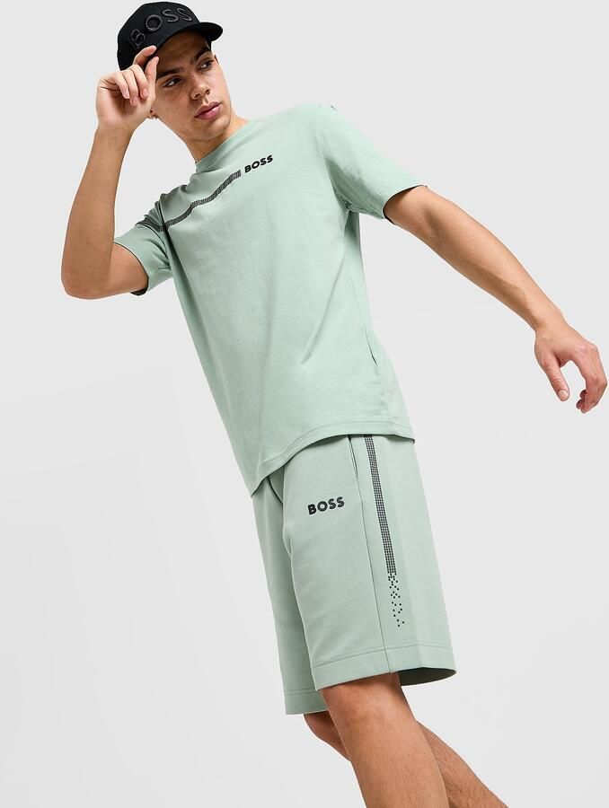 Boss Headlo Pixel Shorts Groen- Heren Groen