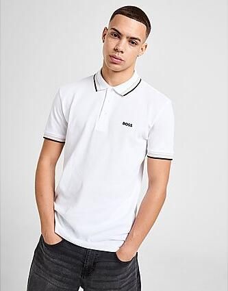 BOSS GREEN Poloshirt PADDY met contrasterende strepen aan de kraag