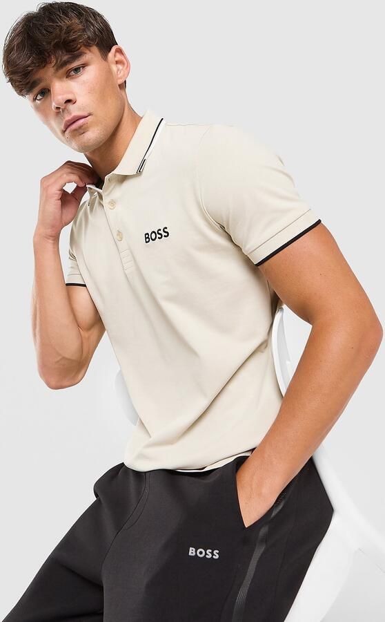 BOSS Green regular fit poloshirt van katoenmix model 'PADDY PRO' - Foto 3