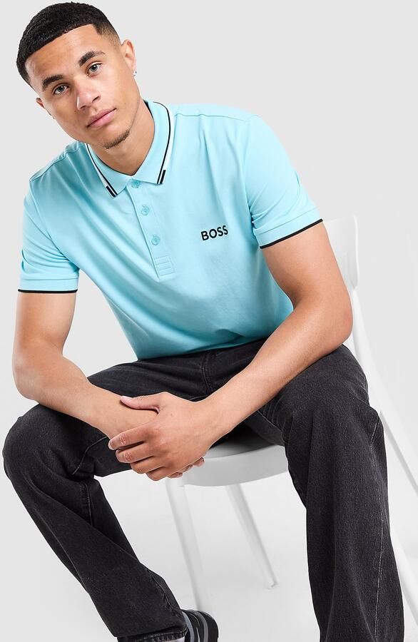 BOSS Green regular fit poloshirt van katoenmix model 'PADDY PRO'