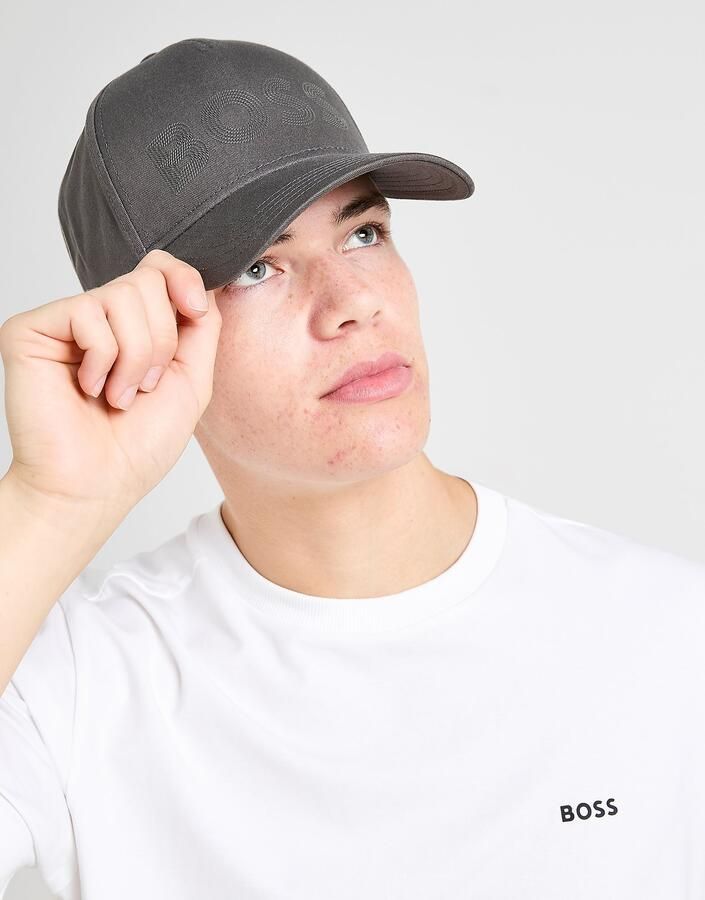 Boss Pyer Cap Grijs- Heren Grijs