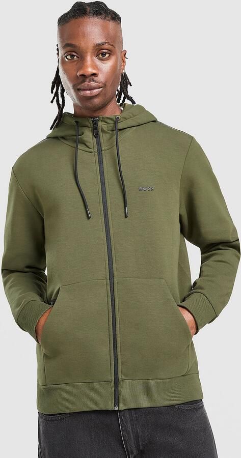 Boss Saggy Full Zip Hoodie Groen- Heren Groen