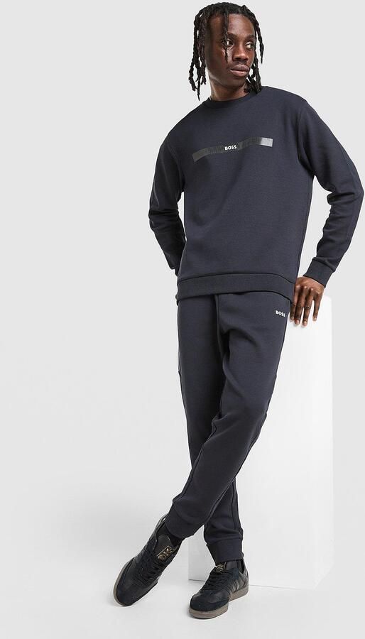 Boss Salbo Sweatshirt Blauw- Heren Blauw