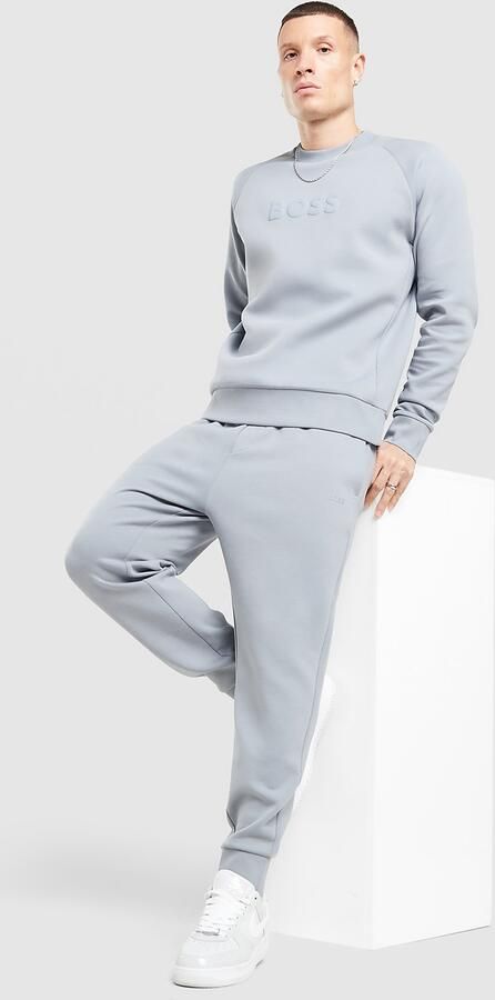 Boss Salbo Sweatshirt Blauw- Heren Blauw