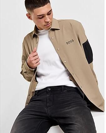 BOSS GREEN Overhemdjasje B_Lite_L met mouwzakje
