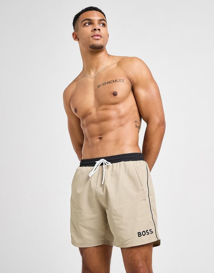 Boss Starfish Swim Shorts Bruin- Heren Bruin
