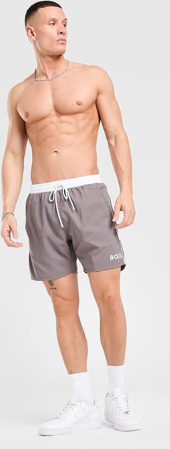 Boss Starfish Swim Shorts Grijs- Heren Grijs