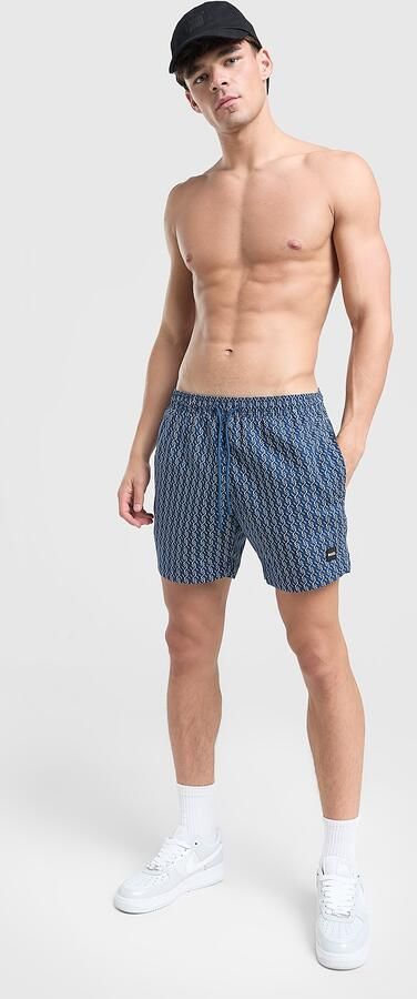 Boss Vibe Swim Shorts Blauw- Heren Blauw