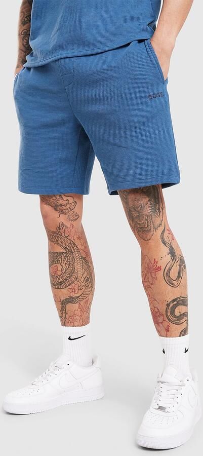 Boss regular fit sweatshort van katoenmix model 'WAFFLE SHORTS' - Foto 3