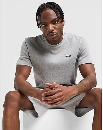 Boss Waffle T-Shirt Grey- Heren Grey