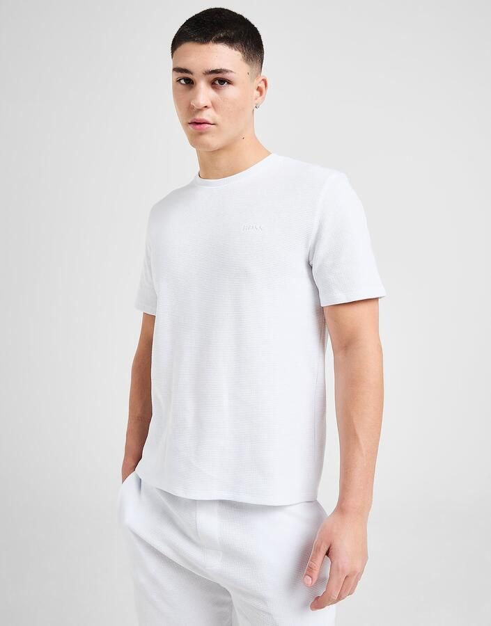 Boss regular fit T-shirt van katoenmix model 'WAFFLE'