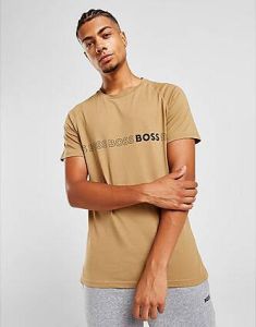 Boss Dolphin Linear T-Shirt Brown- Heren