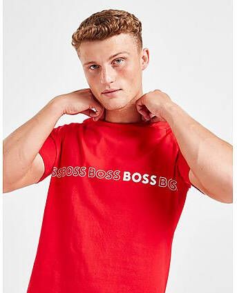 Boss Dolphin Linear T-Shirt Red- Heren