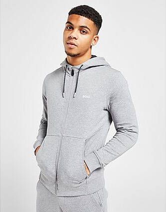 Boss Essential Saggy Full Zip Hoodie Grey- Heren