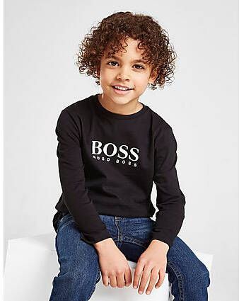 Boss Large Logo Long Sleeve T-Shirt Children Black Kind