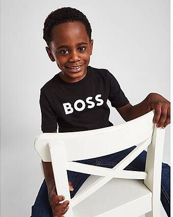 Boss Large Logo T-Shirt Children Black