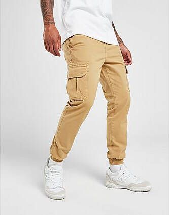 Brave Soul Silver Cargo Pants Brown- Heren