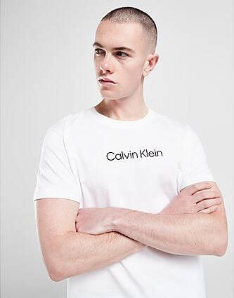 Calvin Klein Logo T-Shirt White- Heren