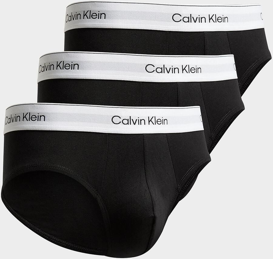 Calvin Klein Underwear Slip met elastische band met label in een set van 3 stuks