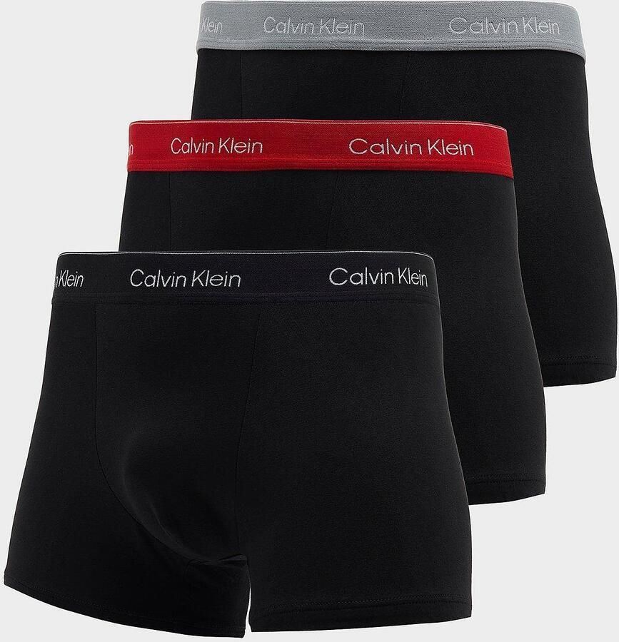 Calvin Klein Underwear Relaxed fit boxershort met logodetail in een set van 3 stuks