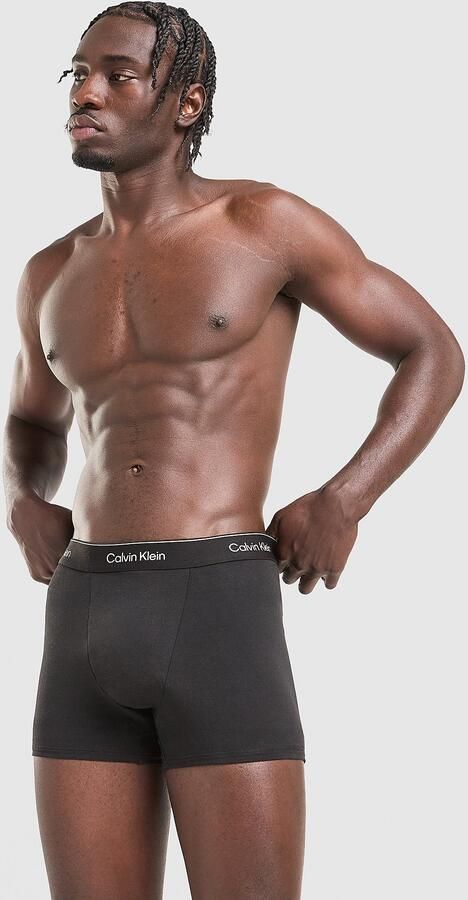 Calvin Klein Underwear 3-Pack Icon Relaxed Trunks Zwart- Heren Zwart - Foto 2