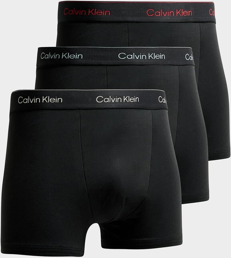 Calvin Klein Underwear 3-Pack Icon Relaxed Trunks Zwart- Heren Zwart