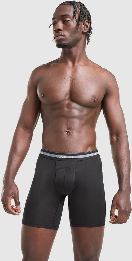 Calvin Klein Underwear Micro Stretch 3-Pack Sport Boxers Zwart- Heren Zwart