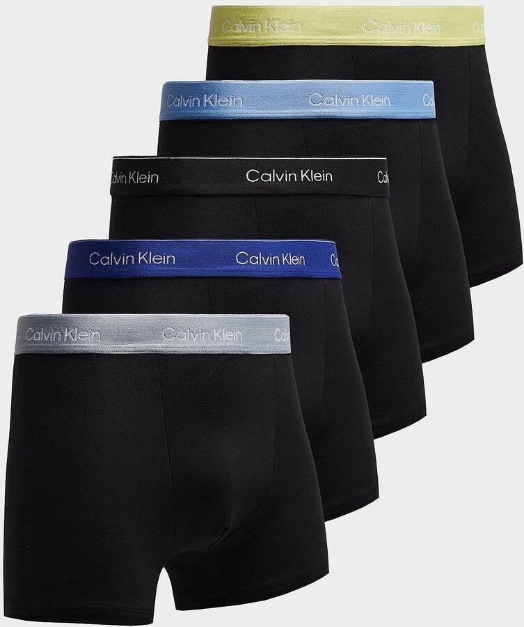 Calvin Klein Icon Cotton Stretch Trunk Boxershorts Heren (5-pack) - Foto 3