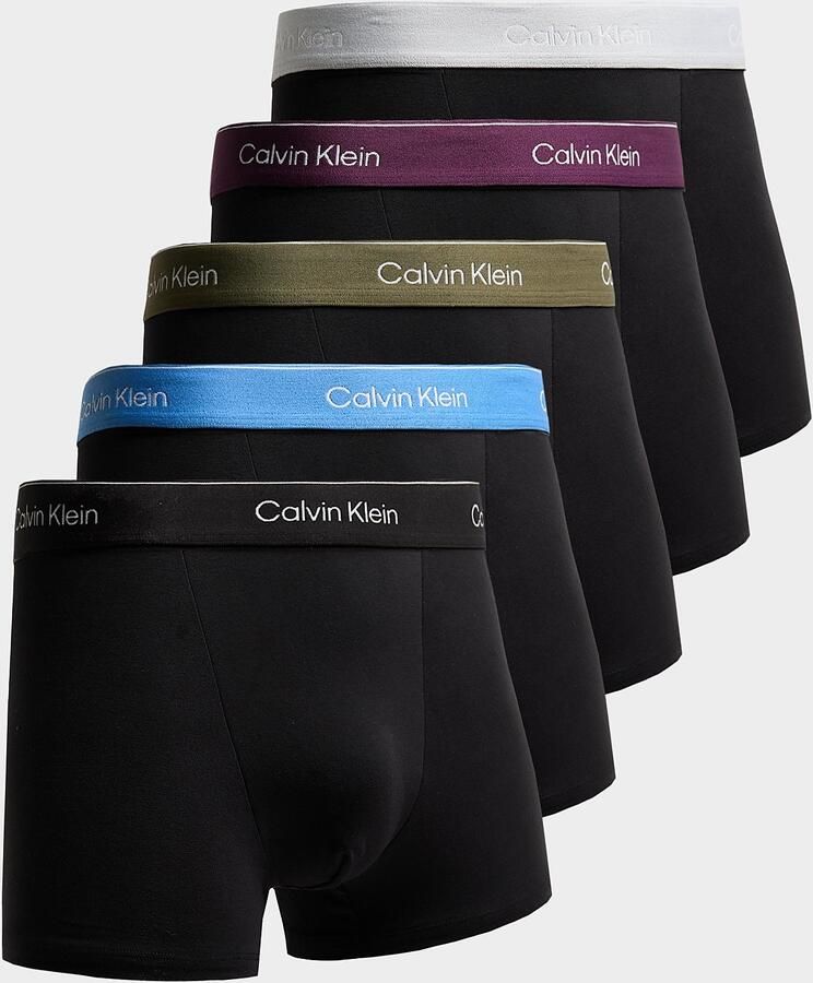 Calvin Klein Underwear relaxed fit trunks van katoenmix in set van 5 - Foto 4