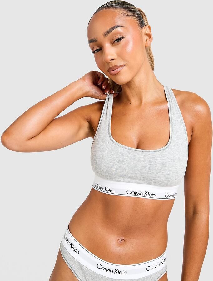 Calvin Klein Underwear Icon Cotton Bralette Grijs- Dames Grijs - Foto 10