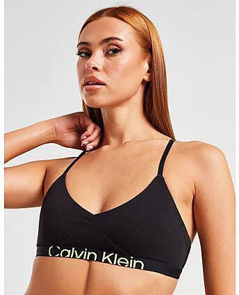 Calvin Klein Underwear Future Shift String Bralette Black- Dames