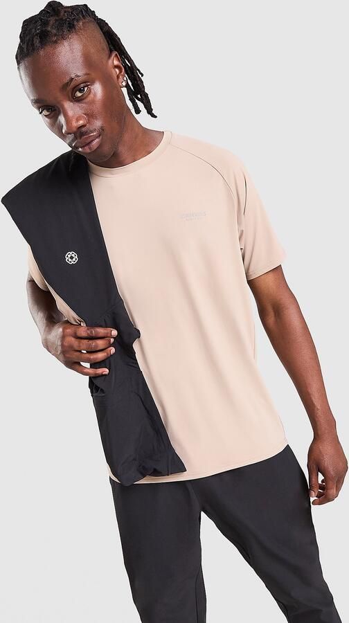 Canvas Athletic Core Tech T-Shirt Beige- Heren Beige