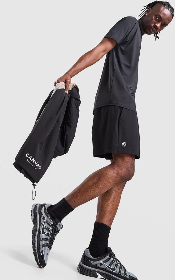 Canvas Athletic Technical Core 7" Shorts Zwart- Heren Zwart