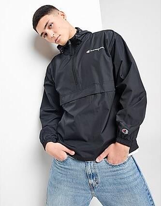 Champion 1 2 Zip Jacket Black- Heren Black