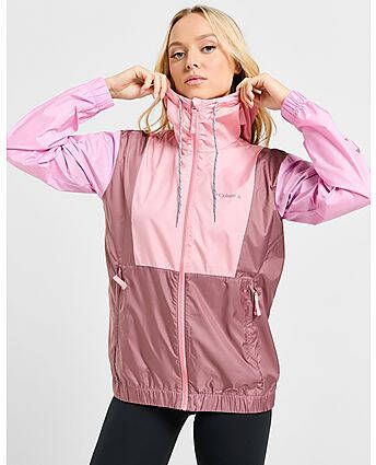 Columbia Colour Block Lightweight Jacket Pink- Dames